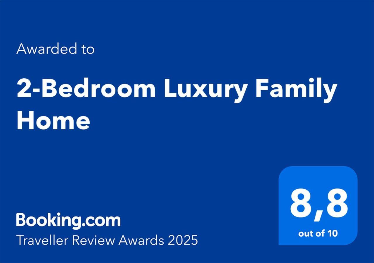 2-Bedroom Luxury Family Home Flojitá Kültér fotó